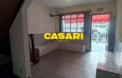 Sobrado com 2 dormitórios à venda, 120 m² - vila assunção - santo andré/sp