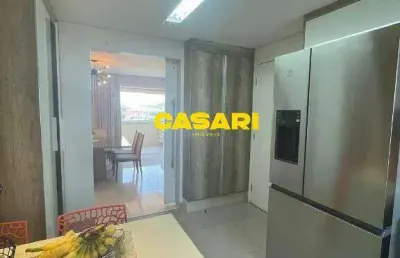 Apartamento com 3 dormitórios à venda, 121 m² - casa branca - santo andré/sp
