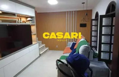 Sobrado com 3 dormitórios à venda, 166 m² - assunção - são bernardo do campo/sp