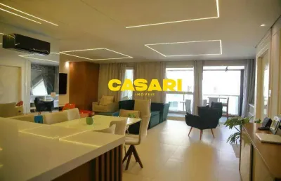 Apartamento com 3 dormitórios à venda, 173 m² - centro - são bernardo do campo/sp