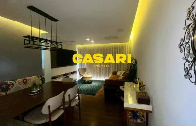 Apartamento com 3 dormitórios à venda, 105 m² - centro - diadema/sp