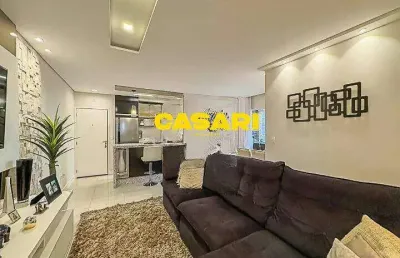 Apartamento com 2 dormitórios à venda, 77 m² - rudge ramos - são bernardo do campo/sp