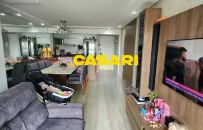 Apartamento à venda com 3 dormitórios, 70 m² – vila valparaíso – santo andré/sp