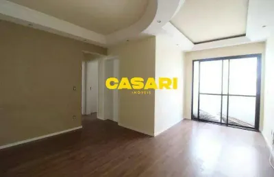Apartamento com 3 dormitórios à venda, 69 m² - rudge ramos - são bernardo do campo/sp