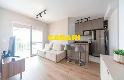 Apartamento mobiliado à venda com vista livre e suíte – lazer completo em santo andré