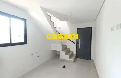 Cobertura com 2 dormitórios à venda, 100 m² - campestre - santo andré/sp
