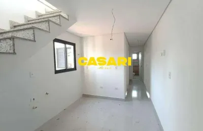 Cobertura com 2 dormitórios à venda, 100 m² - campestre - santo andré/sp