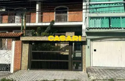 Sobrado com 3 dormitórios à venda, 184 m² - jardim las vegas - santo andré/sp