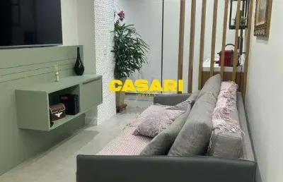 Apartamento com 2 dormitórios à venda, 55 m² - centro - são bernardo do campo/sp
