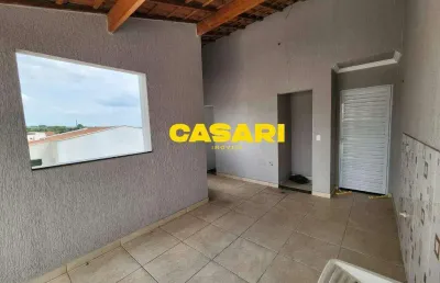 Cobertura com 2 dormitórios à venda, 100 m²- jardim santo alberto - santo andré/sp