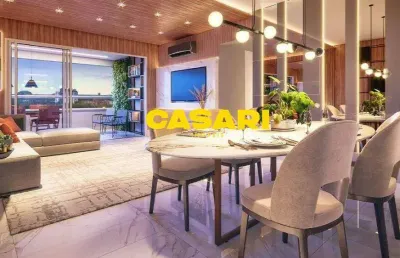 Apartamento com 3 dormitórios à venda, 137 m² - centro - são bernardo do campo/sp