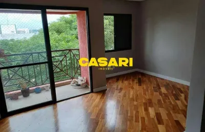 Apartamento com 3 dormitórios e 2 vagas à venda próximo ao colégio barão de mauá – santo andré/sp