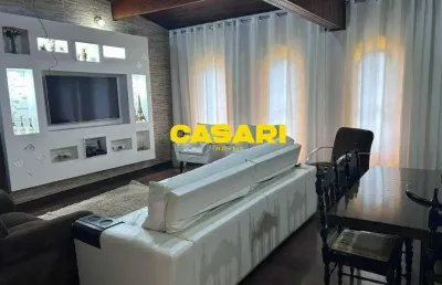 Sobrado com 4 dormitórios à venda, 225 m² - vila humaitá - santo andré/sp
