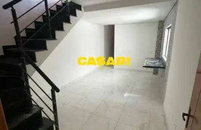 Cobertura com 2 dormitórios à venda, 80 m² - vila helena - santo andré/sp