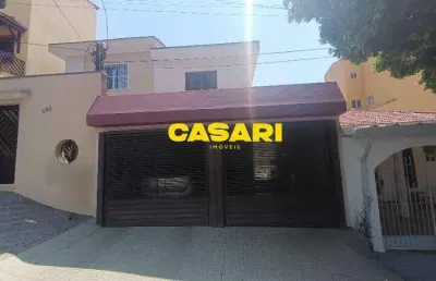 Sobrado com 3 dormitórios à venda, 147 m² - vila alzira - santo andré/sp