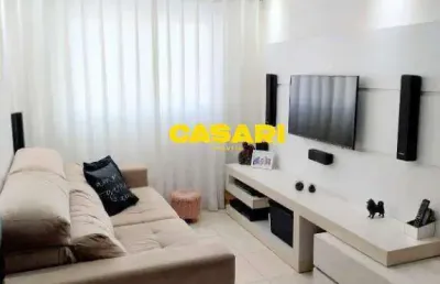 Sobrado com 2 dormitórios à venda, 93 m² - vila assunção - santo andré/sp