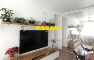 Apartamento semi-mobiliado com 2 dormitórios à venda no centro – diadema/sp