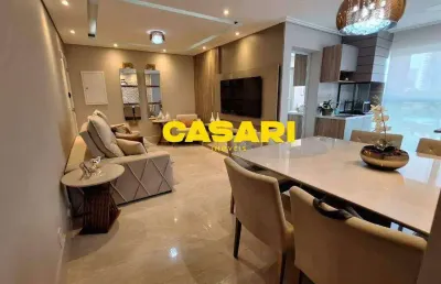 Apartamento com 3 dormitórios à venda, 96 m² - baeta neves - são bernardo do campo/sp