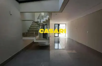 Sobrado com 3 dormitórios à venda, 191 m² - rudge ramos - são bernardo do campo/sp