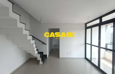 Cobertura com 2 dormitórios à venda, 118 m² - baeta neves - são bernardo do campo/sp