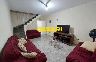 Sobrado com 2 dormitórios à venda, 133 m² - rudge ramos - são bernardo do campo/sp