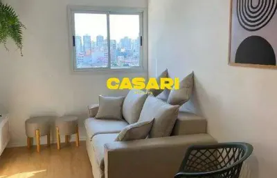 Apartamento com 1 dormitório à venda, 49 m² - casa branca - santo andré/sp