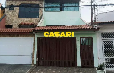 Sobrado com 3 dormitórios à venda, 240 m² - jardim las vegas - santo andré/sp