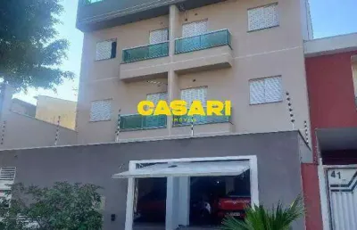 Apartamento com 2 dormitórios à venda, 54 m² por r$ 330.000,00 - vila linda - santo andré/sp