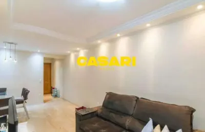 Apartamento com 3 dormitórios à venda, 85 m² - vila valparaíso - santo andré/sp