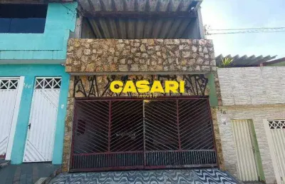 Casa com 2 dormitórios à venda, 140 m² - vila luzita - santo andré/sp
