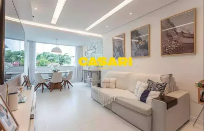 Cobertura com 3 dormitórios à venda, 224 m² - jardim bela vista - santo andré/sp