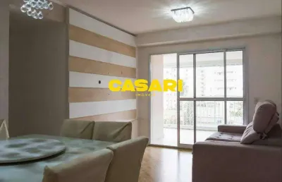 Apartamento com 3 dormitórios à venda, 101 m² - campestre - santo andré/sp