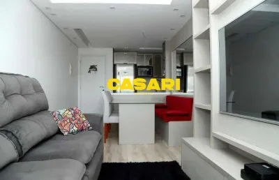 Apartamento com 2 dormitórios à venda, 52 m² - centro - são bernardo do campo/sp