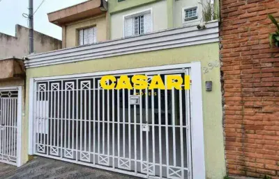 Sobrado com 3 dormitórios à venda, 125 m² - jordanópolis - são bernardo do campo/sp