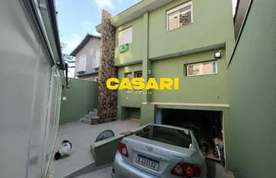 Sobrado com 3 dormitórios à venda, 260 m² - paraíso - santo andré/sp