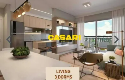 Apartamento com 3 dormitórios à venda, 76 m² - planalto - são bernardo do campo/sp