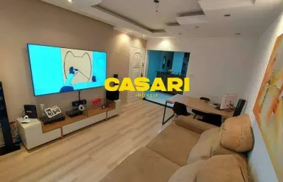 Apartamento à venda, 78 m² por r$ 430.000,00 - vila pires - santo andré/sp