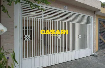 Casa com 3 dormitórios à venda, 110 m²- jardim hollywood - são bernardo do campo/sp