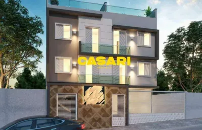Apartamento com 2 dormitórios à venda, 44 m² - vila luzita - santo andré/sp