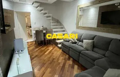 Sobrado com 3 dormitórios à venda, 89 m² - nova petrópolis - são bernardo do campo/sp