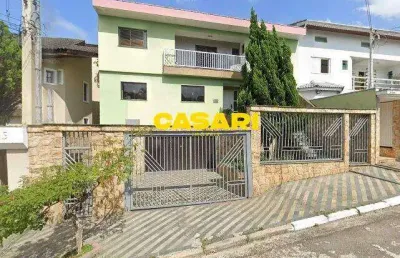 Sobrado com 4 dormitórios, piscina e área gourmet à venda no parque dos pássaros - são bernardo do campo