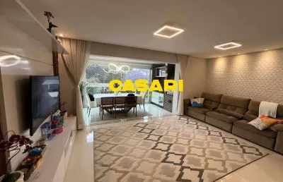 Apartamento alto padrão 133 m² com 3 suítes e varanda gourmet no jardim do mar – são bernardo do campo/sp
