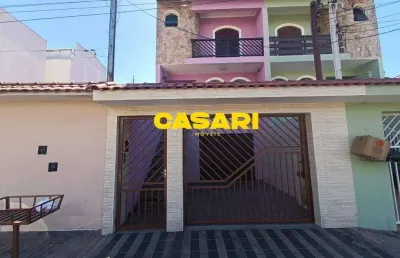 Sobrado com 3 dormitórios à venda, 305 m² - vila valparaíso - santo andré/sp