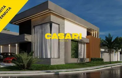 Casa de alto padrão em construção com 3 suítes e piscina – portal das estrelas i, boituva/sp