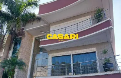 Sobrado de luxo com 5 suítes à venda – 950m², piscina, spa e cinema – swiss park, são bernardo do campo