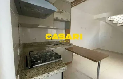 Cobertura com 2 dormitórios à venda, 92 m² - vila floresta - santo andré/sp