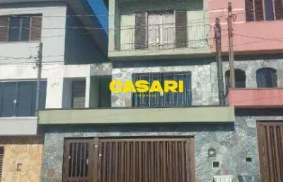 Sobrado com 3 dormitórios à venda, 282 m² - vila helena - santo andré/sp
