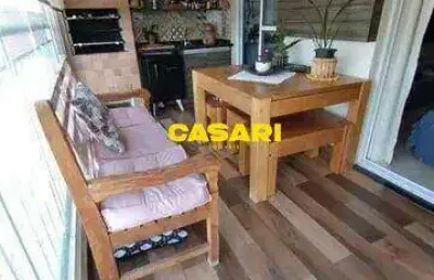 Apartamento com 2 dormitórios à venda, 72 m² - vila valparaíso - santo andré/sp