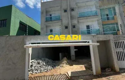 Cobertura à venda com 2 dormitórios, 103 m² e 2 vagas na vila eldízia, santo andré