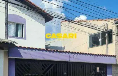 Sobrado com 2 dormitórios e sacada à venda em alves dias – 123 m², churrasqueira e 2 vagas